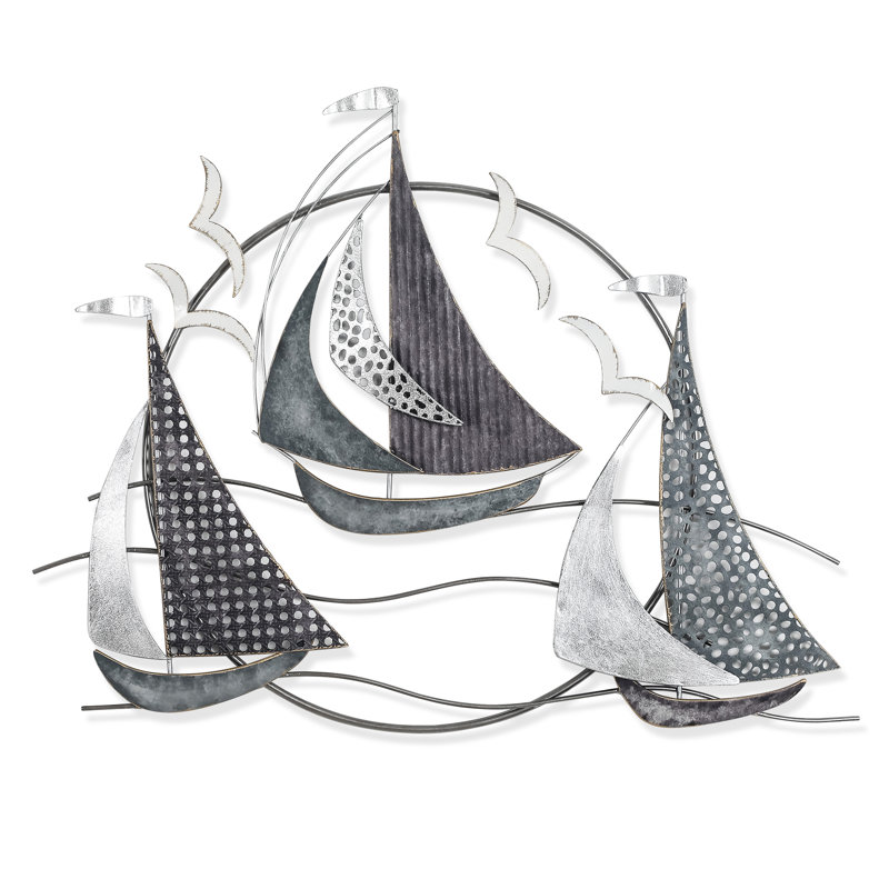 Breakwater Bay Handmade Metal Nautical Wall Decor Wayfair